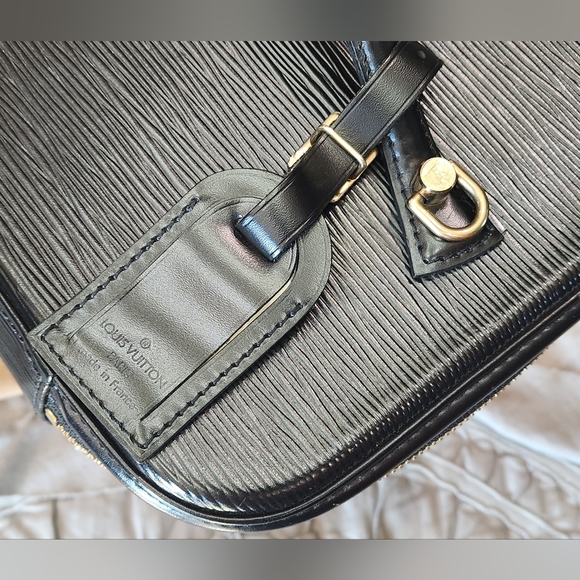 Louis Vuitton Black Epi Leather Nice Vanity Train Case Luggage Bag travel tote - Picture 4 of 12